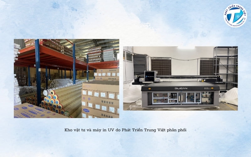 Kho vật tư ngành quảng cáo rộng hơn 2000m2